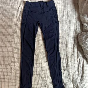 Lululemon Athletica Blue Leggings Slim Fit